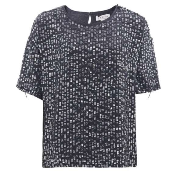 Velvet by Graham & Spencer Lynne Sequin Top - Picture 3 of 6